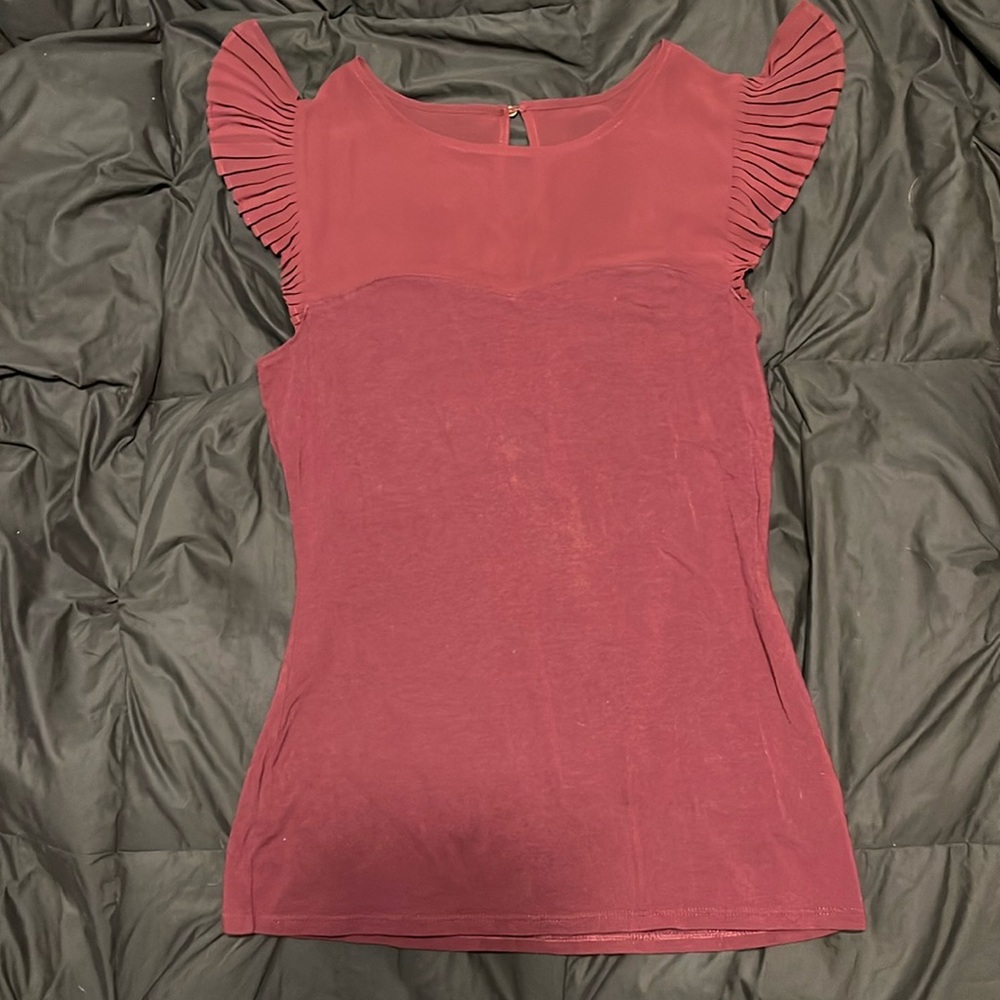 Express Maroon Blouse